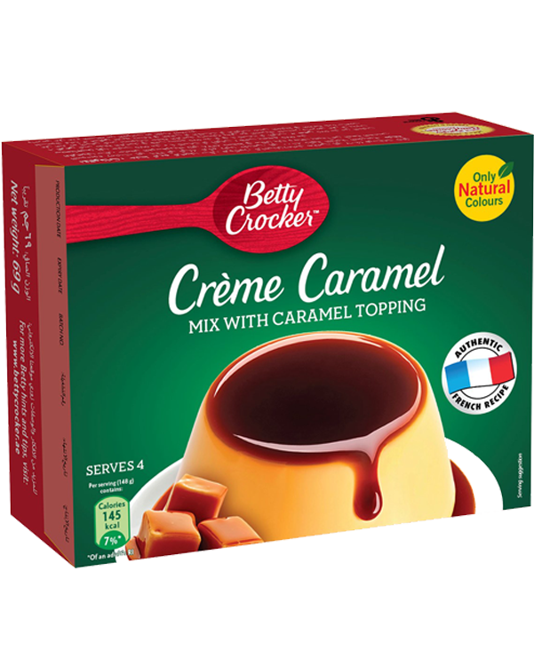 Crème Caramel 70g package