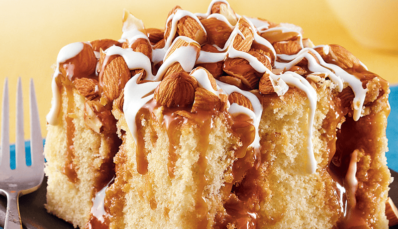 Caramel Almond Cake