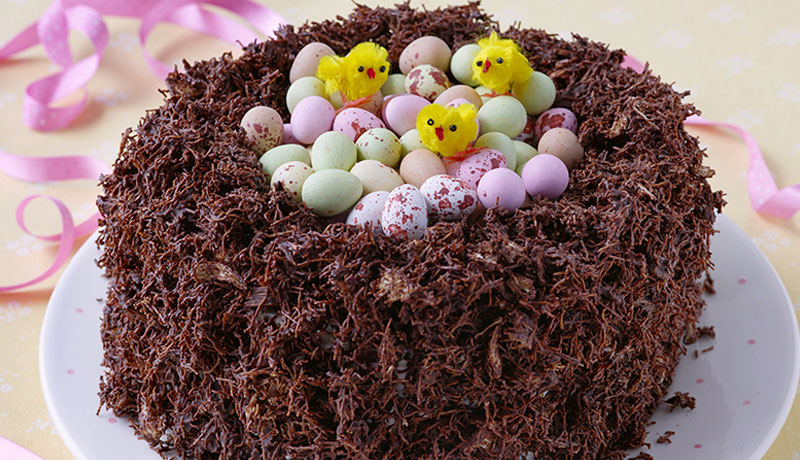 Chocolate Egg Filled Easter Nest