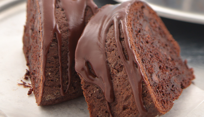 Chocolate Glazed Chocolate Cake